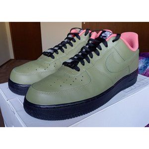 Nike Air Force 1 Low By You - Army Green/Black/Melon - Men's 11.5 - CT7875-994